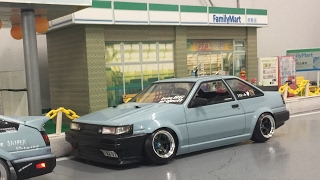 【RC DRIFT TA02 RWD：Part 5】Pandora TOYOTA COROLLA LEVIN AE86 2Dr「Last Run Of 2016」（Doctor Circuit）