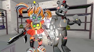 АНИМАТРОНИКИ ОХРАНЯЮТ ПИЦЦЕРИЮ FNAF ► Garry's Mod