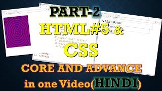 Part #2 HTML & CSS core and advance  in html full in one video||learningstrome academy