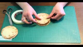 « Скрап -- блины» +видео МК (scrap - pancakes - video tutorial )