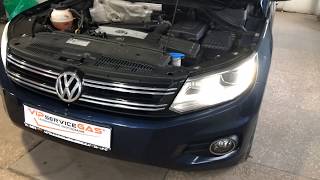 Гбо на Volkswagen Tiguan 2.0 tsi CCTA 200hp 2014. Газ на Фольксваген Тигуан тси. Lpg for Volkswagen.