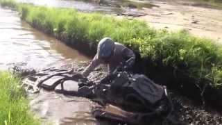 BRP 2013 Can-Am Outlander Xmr 1000  tested on deep mud water