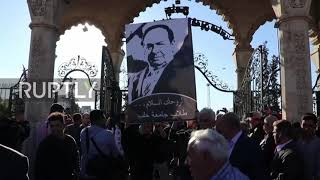 Syria: Mourners attend legendary singer Sabah Fakhri's funeral in Aleppo