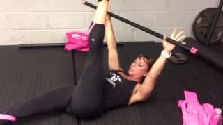 Lisa Reed Fitness Body Bar Abs in less than 2 minutes!!!
