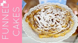 How To Make Easy Pancake Mix Funnel Cakes // Lindsay Ann Bakes