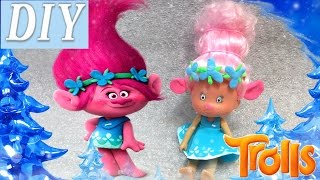 DIY для кукол Тролли розочка как сделать ООАК Монстер Хай или других кукол Monster high trolls poppy