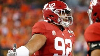 Alabama DT Quinnen Williams  2018 Highlights