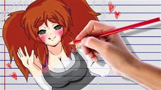DRAWING my DREAM GIRLFRIEND | Doodle Date [1]