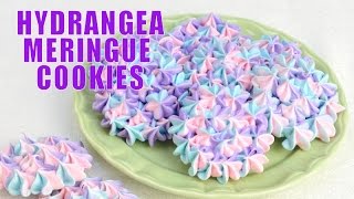 HYDRANGEA MERINGUE COOKIES FOR MOTHER'S DAY, HANIELA'S