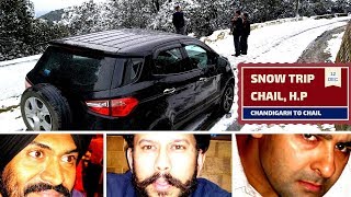 Chail Snowfall I Chandigarh To Chail I Winter Vlog