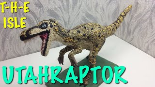 THE ISEL UTAHRAPTOR  (Clay Art)  как слепить динозавра Ютараптор из пластилина Tutorial  Лепка