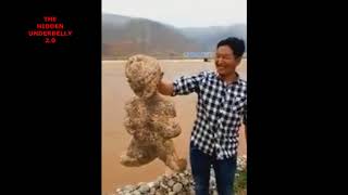 Bizarre Humanoid Sea Creature Found Alive. China, July 9, 2018