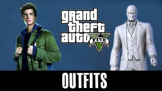 GTA 5 Online - Outfits (Peter Parker, Mr. Knight & Saints Row)