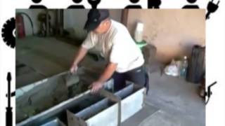 Как сделать форму для шлакоблоков и бетонита