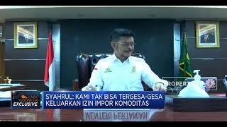 Syahrul Yasin Pastikan Stok Pangan Impor Aman Jelang Lebaran