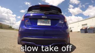 2014 Ford Fiesta St with Turbo Smart BOV and muffler delete.
