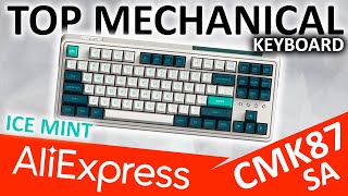 ТОПовая механическая клавиатура FL Esports CMK87-SA на Ice Mint свичах (Aliexpress)