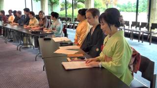 平成25年度国際交流「着物とお茶会」