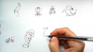 Рисунки из цифр/Drawing with numbers
