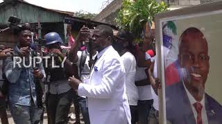 Haiti: Hundreds rally in honour of slain president Moise in Port-au-Prince