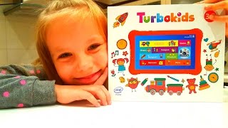 У Николь новый ПЛАНШЕТ ТУРБОКИДС 3G Turbokids ПЛАНШЕТ и Телефон 100 лучших ПРИЛОЖЕНИЙ для Андроид