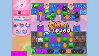Candy Crush Saga Level 3233 15 moves NO BOOSTERS Cookie