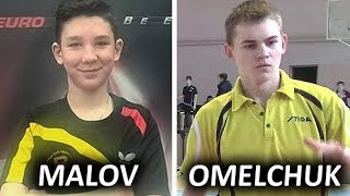 Малов - Омельчук / Malov - Omelchuk на Высшей лиге КЧУ 2018-05, 4-й тур