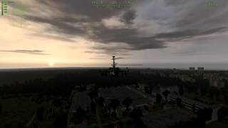 Chernobyl Zone [BETA]. Полёт над локацией.