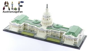 Lego Architecture 21030 United States Capitol Building - Lego Speed Build Review
