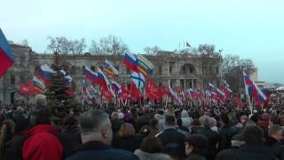 Митинг в Севастополе 23 февраля 2014 года