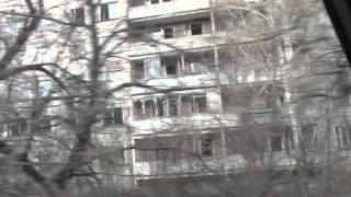 Chernobyl - Pripyat.Чернобыль-Припять.Ноябрь 2013.На автобусе по Припяти.
