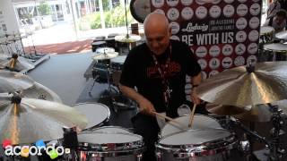 Music Italy Show 2013 - Paiste, Ludwig, Remo - Stand Aramini