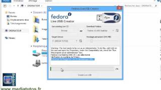 Fedora live USB