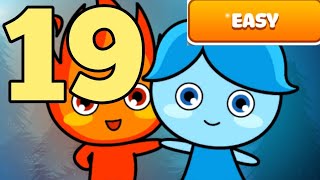 LuckyBoy And PrettyGirl Crystal Temple Maze Easy Mode Level 19