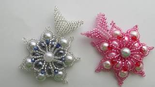DIY. Держатель для кулонов. Бисероплетение. Tutorial on beading.