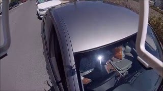 Drone crash With Car