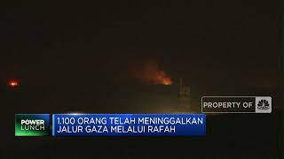 Pengeboman Israel di Jalur Gaza Berlanjut Hingga Malam Hari