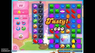 Candy Crush Level 1345 Audio Talkthrough, 3 Stars 0 Boosters