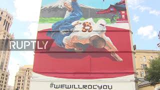 We will ROC you! Graffiti in support of Russian Olympic athletes adorns Moscow