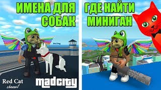 КАК ПОЛУЧИТЬ МИНИГАН. ОБНОВЛЕНИЕ В МЭД СИТИ РОБЛОКС | Mad City roblox | Клички для собак