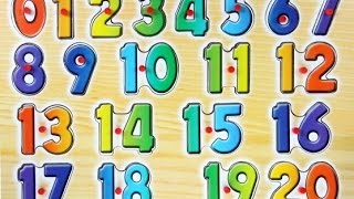 Английский детям.Числительные на английском от 1 до 20. English for kids. Learn numbers 1-20