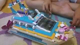 Лего френдс круизный лайнер пример игры / LEGO Friends Cruise Liner Demo Play
