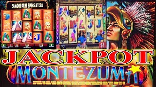 ✨  DOUBLE JACKPOT HANDPAY ✨ MONTEZUMA - MONEY BLAST - ALIENS HIGH LIMIT SLOT MACHINE BONUS