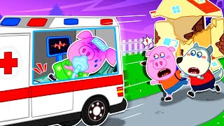 Oh No, Baby! Mommy Got A Boo Boo! Kids Stories About Ruined House | @mommywolf