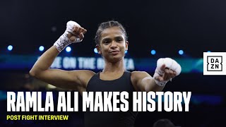 MAKING HISTORY! Ramla Ali wins the first women's professional fight in Saudi Arabia