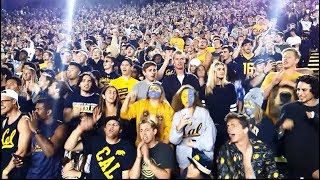 Cal vs Ole Miss late 4th Q and postgame celebration