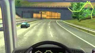 Euro Truck Simulator gameplay video