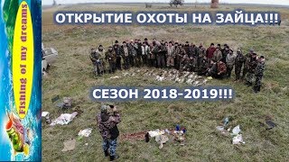 ОТКРЫТИЕ ОХОТЫ НА ЗАЙЦА!!!СЕЗОН 2018-2019!!!Супер охота!!!