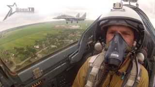 Видео репетиции парада с истребителя МиГ-29
