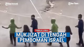 Warga Gaza Kegirangan Diguyur Hujan Deras saat Krisis Air
